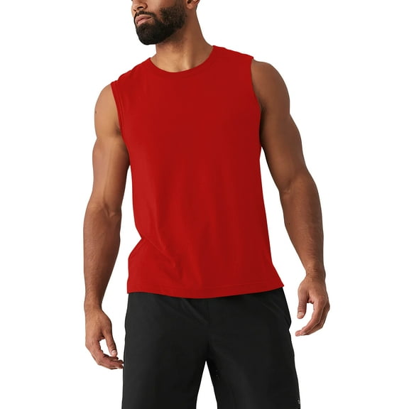 Ma Croix Men's Sleeveless Tee Shirts Muscle Gym Tank Top Work Out Comfort