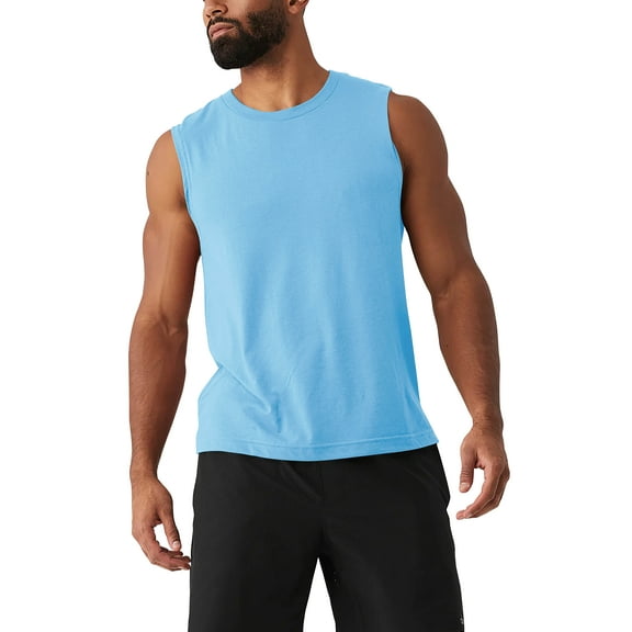 Ma Croix Men's Sleeveless Tee Shirts Muscle Gym Tank Top Work Out Comfort