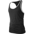 thumbnail image 1 of Ma Croix Men's Slim Fit Racer Back Tank Top with Contrast Binding, 1 of 3