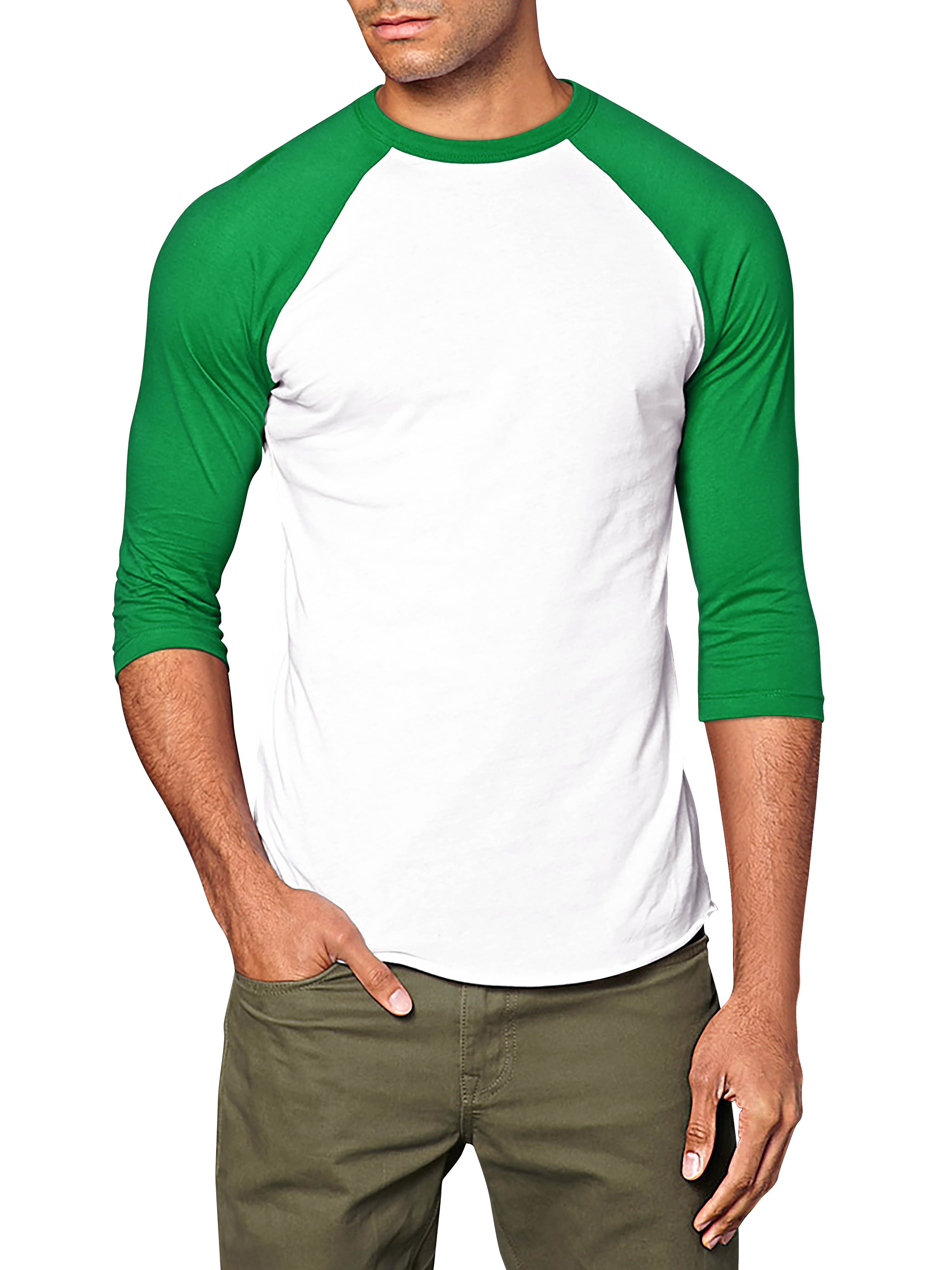 Ma Croix Mens 3/4 Sleeve Raglan Baseball T Shirt - image 1 of 4