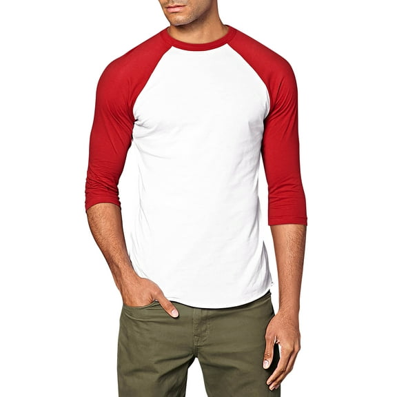 Ma Croix Mens 3/4 Sleeve Raglan Baseball T Shirt