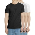 thumbnail image 1 of Ma Croix Mens 3-Pack Premium Cotton Casual Crew Neck Short Sleeve Tee Shirt, 1 of 5
