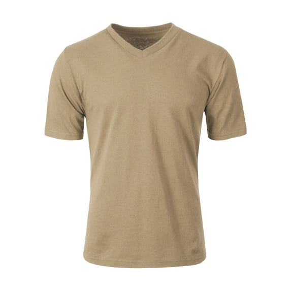 Ma Croix Mens Active Solid V-Neck T-Shirts Heavy Blend Cotton Short Sleeve, Up to 5XL