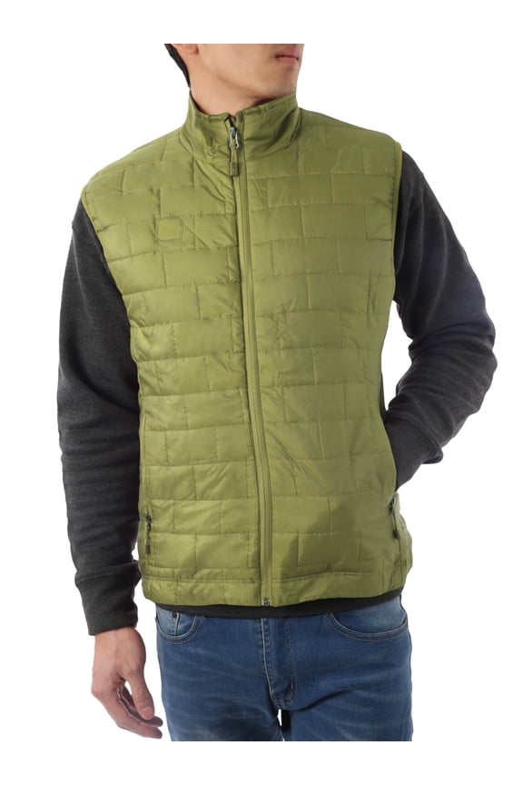 Mens All Season Vest Puffer Quilted Pocketable Water Resistant Vest