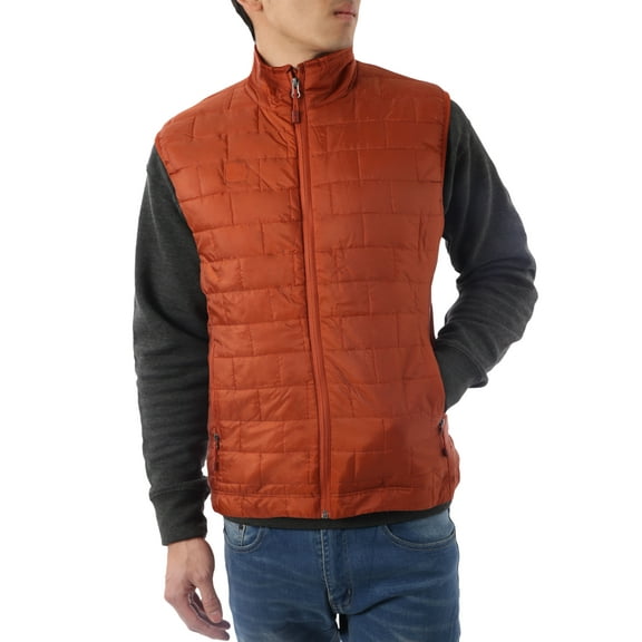 Ma Croix Mens All Season Vest Puffer Quilted Pocketable Water Resistant Vest