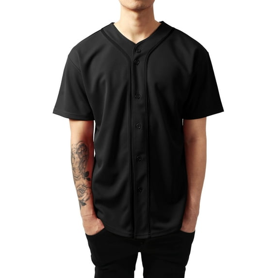 Ma Croix Mens Baseball Jersey Button Shirt Active Sportswear
