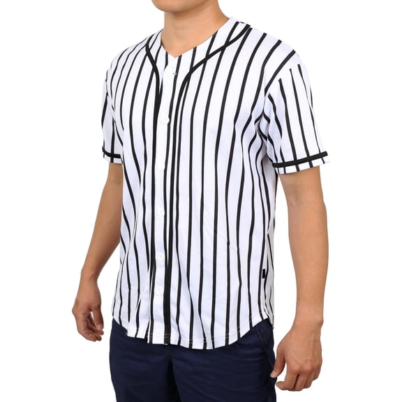 Ma Croix Mens Baseball Jersey Button Shirt Active Sportswear