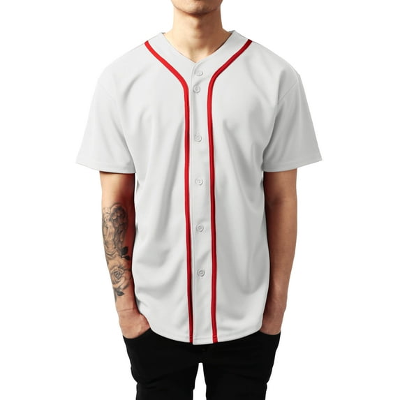Ma Croix Mens Baseball Jersey Button Shirt Active Sportswear
