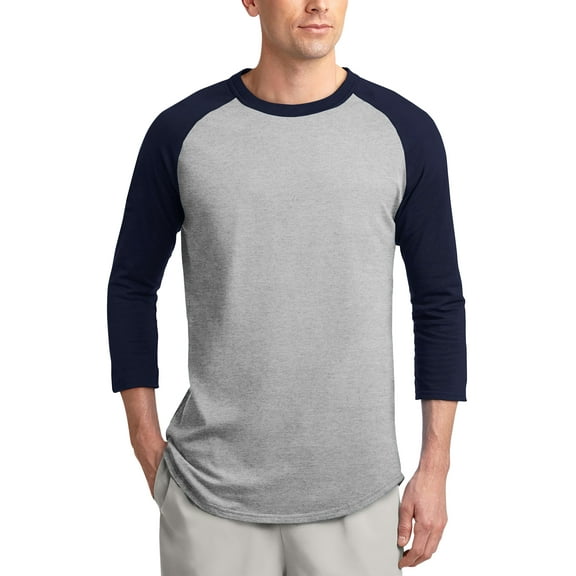 Ma Croix Mens Baseball Raglan 3/4 Sleeve Plain Jersey Team Uniform Athletic Sportswear T Shirt