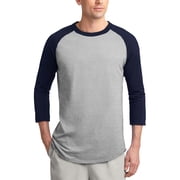 Ma Croix Mens Baseball Raglan 3/4 Sleeve Plain Jersey Team Uniform Athletic Sportswear T Shirt