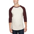 thumbnail image 1 of Ma Croix Mens Baseball Raglan 3/4 Sleeve T-Shirts Activewear Team Jersey, 1 of 6