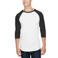 thumbnail image 1 of Ma Croix Mens Baseball Raglan 3/4 Sleeve T-Shirts Activewear Team Jersey, 1 of 6