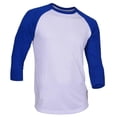 thumbnail image 1 of Ma Croix Mens Baseball Raglan Sleeve Shirt Jersey Uniform Tee, 1 of 2