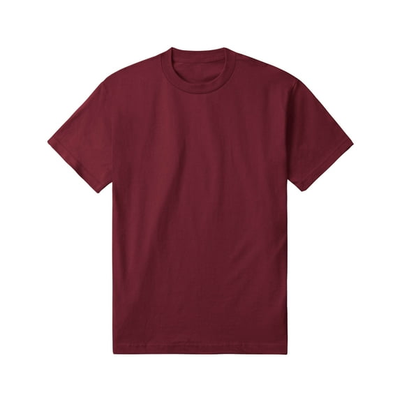 Ma Croix Mens Basic Crew Neck Solid Plain Tee Shirts