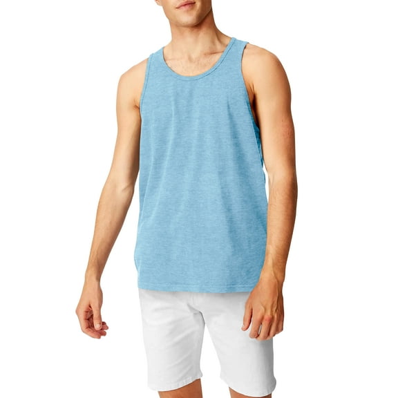 Ma Croix Mens Blended Cotton Lightweight Tank Top Shirt