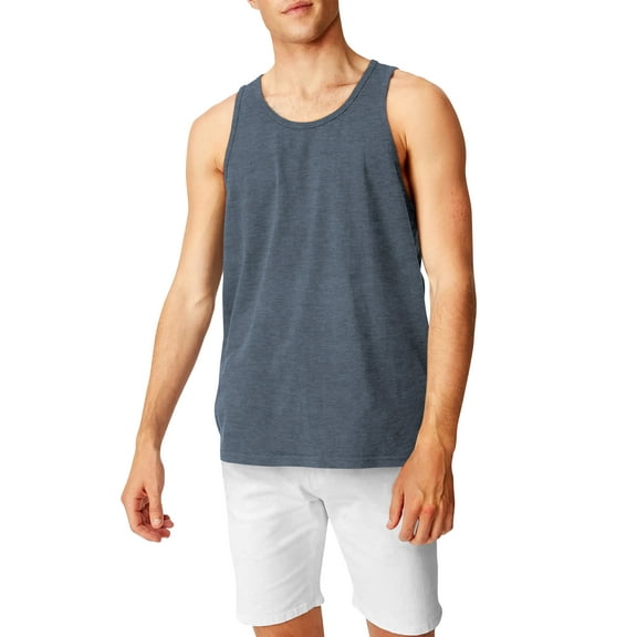 Ma Croix Mens Blended Cotton Lightweight Tank Top Shirt