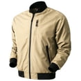 thumbnail image 1 of Ma Croix Mens Bomber Jacket Slim Fit Lightweight Casual Windbreaker Outerwear, 1 of 7