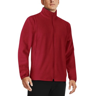 Warm Mens Fleece High Neck Half Zip Sweater