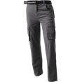 thumbnail image 1 of Ma Croix Mens CARGO PANTS with Utility Belt Lightweight Relaxed Straight Fit Twill Cotton Work Outdoor Tactical, 1 of 8