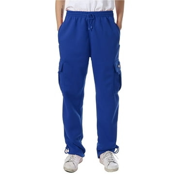 Ma Croix Mens Cargo Sweatpants Heavyweight Fleece Long Pants Multi Pockets