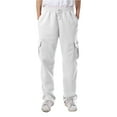 thumbnail image 1 of Ma Croix Mens Cargo Sweatpants Heavyweight Fleece Long Pants Multi Pockets, 1 of 5