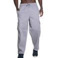 thumbnail image 1 of Ma Croix Mens Cargo Sweatpants Heavyweight Multi Pocket Comfort S-5XL Big and Tall, 1 of 5