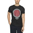 thumbnail image 1 of Ma Croix Mens Casual Graphic Print Abstract Circle Crew Neck T Shirt, 1 of 6