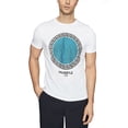 thumbnail image 1 of Ma Croix Mens Casual Graphic Print Abstract Circle Crew Neck T Shirt, 1 of 6