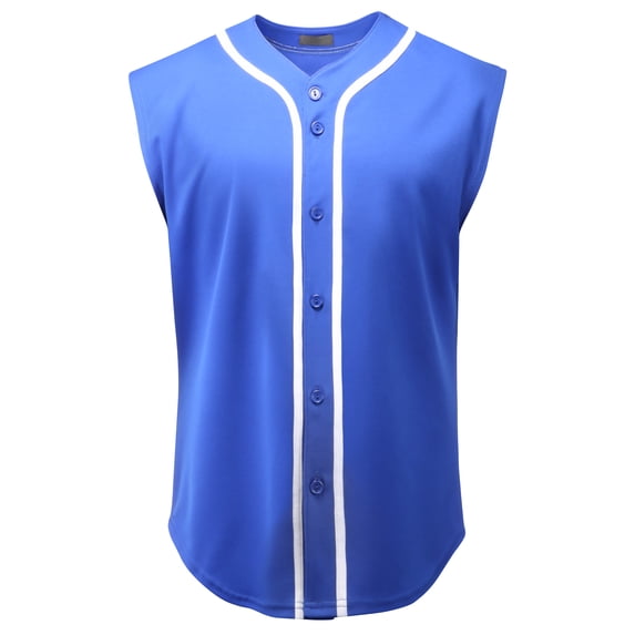 Ma Croix Mens Casual Sleeveless Baseball Jersey Team Vest