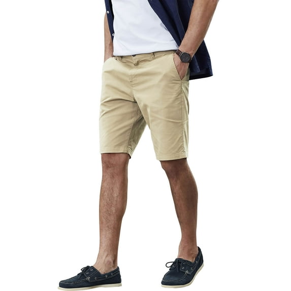 Ma Croix Mens Chino Stretch Summer Dress Shorts
