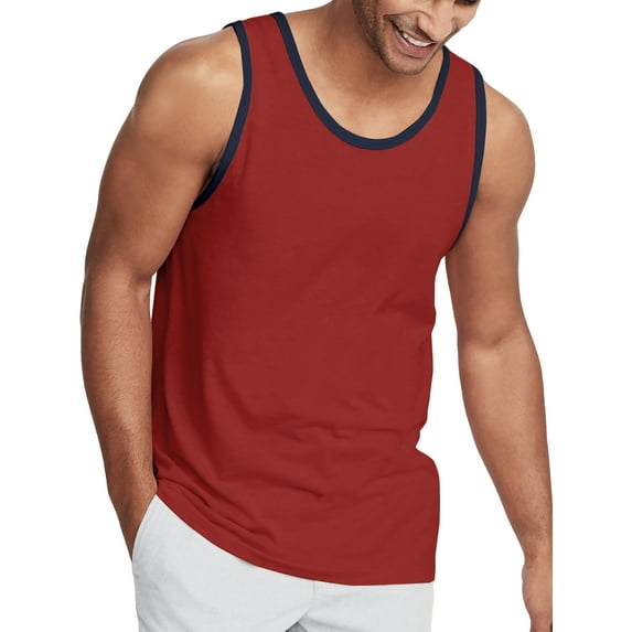 Ma Croix Mens Comfort Active Sleeveless Casual Tank Top