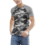Ma Croix Mens Contrast Raglan Short Sleeve Baseball T Shirts