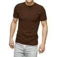 thumbnail image 1 of Ma Croix Mens Crew Neck Short Sleeve Tee Solid Plain Cotton T Shirt Big and Tall Size Available, 1 of 4