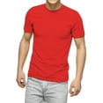 thumbnail image 1 of Ma Croix Mens Crew Neck Short Sleeve Tee Solid Plain Cotton T Shirt Big and Tall Size Available, 1 of 4