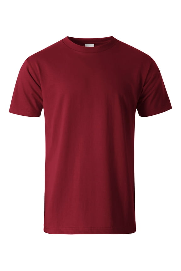 Mens Crew Neck T Shirt Solid Short Sleeve Tee S-5XL Big and Tall