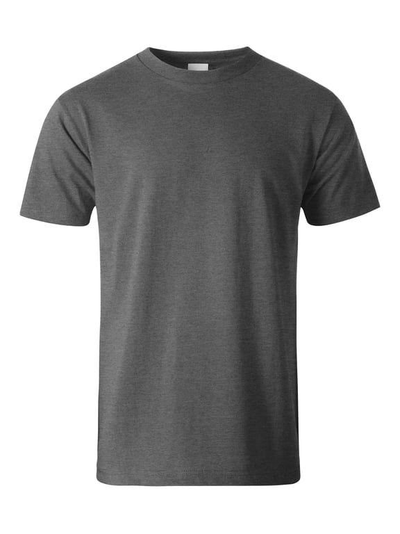 Mens Crew Neck T Shirt Solid Short Sleeve Tee S-5XL Big and Tall