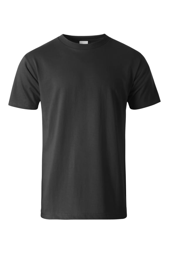 Mens Crew Neck T Shirt Solid Short Sleeve Tee S-5XL Big and Tall