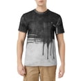 thumbnail image 1 of Ma Croix Mens Custom Graphic Print "Ink Drip" Short Sleeve T Shirt, 1 of 6