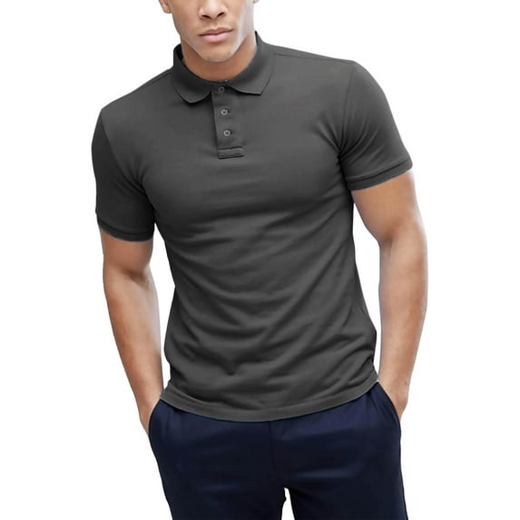 Ma Croix Mens Dry Comfort Polo Shirts Cool Performance Moisture Wicking Athletic Golf Jersey Casual Shirt