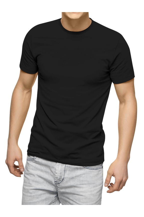 Mens Essentials Crew Neck Short Sleeve T-Shirts Lightweight Everyday Tee