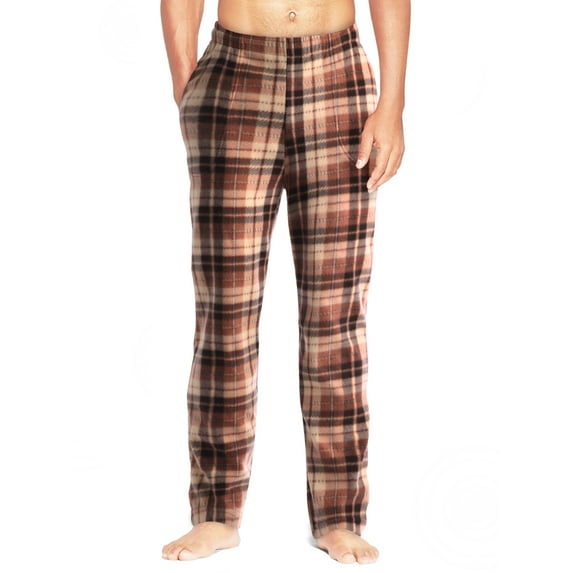Ma Croix Mens Flannel Fuzzy Pajama Pants Fleece Brushed Sweatpants Sherpa Sleepwear