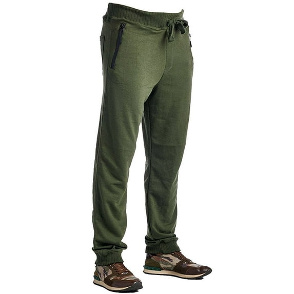 Ma Croix Mens Fleece Jogger Pants Slim Fit Athletic Activewear