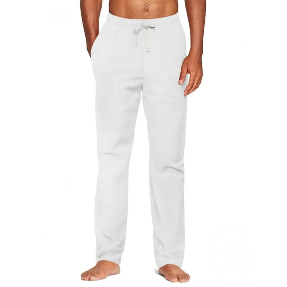 Ma Croix Mens Fuzzy Pants Solid Plush Fleece Jogger Sweatpants with Pockets
