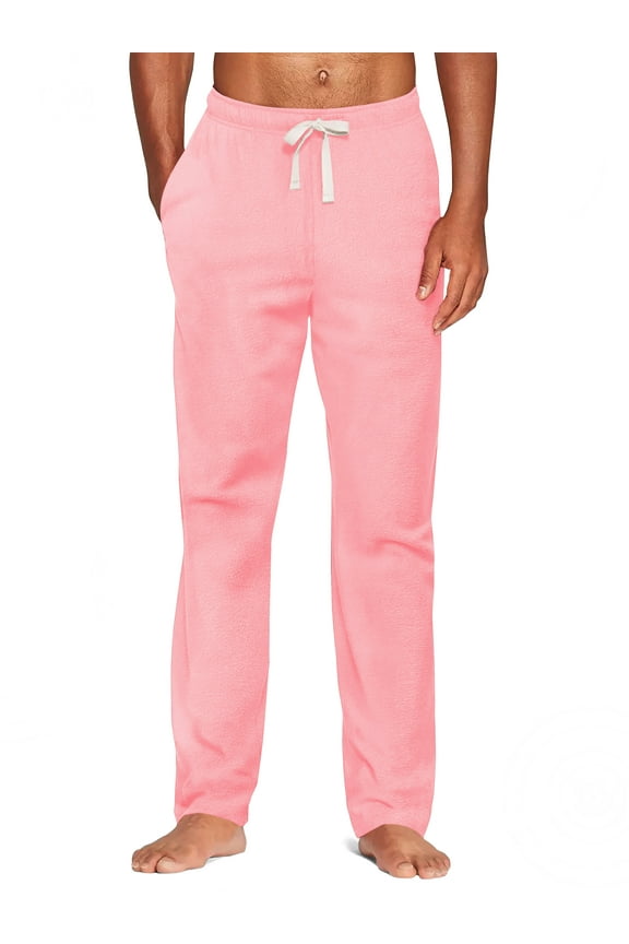 Mens Fuzzy Pants Solid Plush Fleece Jogger Sweatpants with Pockets