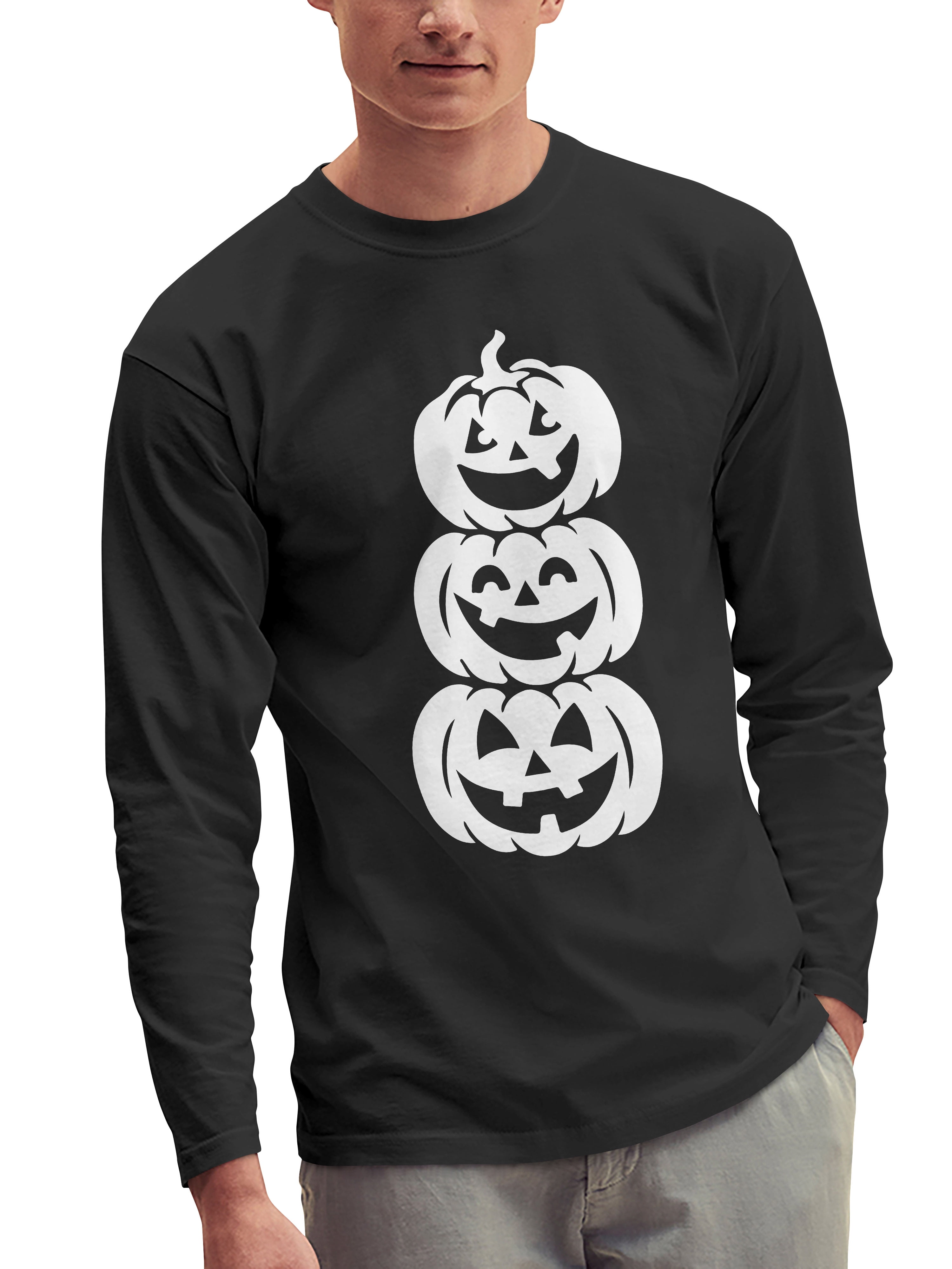 2025年レディースファッション福袋 Mens Croix Ma Garment Halloween Jack-O-Lanterns 3-Stack Dyed Clothing