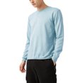 thumbnail image 1 of Ma Croix Mens Garment Dyed Organic Cotton Comfort Customizable Long Sleeve T Shirt, 1 of 6
