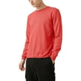 thumbnail image 1 of Ma Croix Mens Garment Dyed Organic Cotton Comfort Customizable Long Sleeve T Shirt, 1 of 6