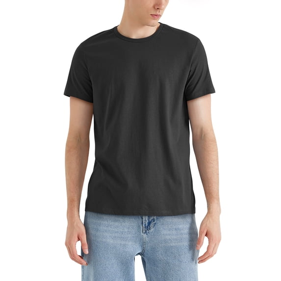Ma Croix Mens Garment Dyed Organic Cotton Comfort Customizable Short Sleeve T Shirt