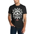 thumbnail image 1 of Ma Croix Mens Graphic Print Illuminati All Seeing Eye Casual T Shirt, 1 of 6