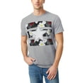 thumbnail image 1 of Ma Croix Mens Graphic Print Star Flower Casual Short Sleeve T Shirt, 1 of 6